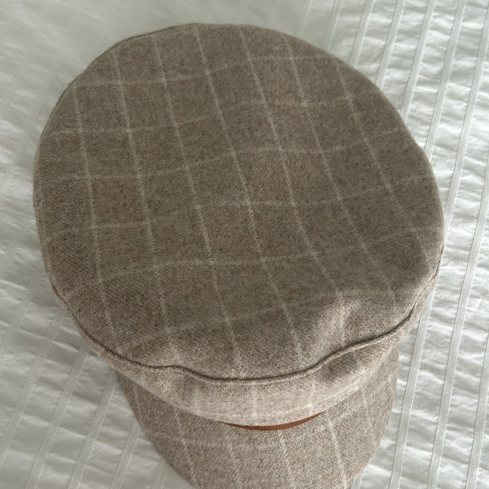 Gigi Pip James Felt Fisherman Baker Boy Cap Beige - Picture 3 of 7